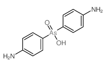 双(4-氨基苯基)次胂酸 结构式