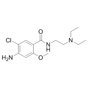 甲氧氯普胺 结构式