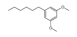 1-己基-3,5-二甲氧基苯 结构式