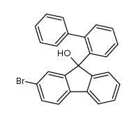 9-([1,1'-联苯]-2-基)-2-溴-9H-芴-9-醇 结构式