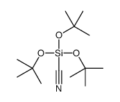 Silanecarbonitrile, tris(1,1-dimethylethoxy)- 结构式
