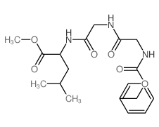 CARBOBENZYLOXYGLYCYLGLYCYL-L-LEUCINE METHYL ESTER 结构式