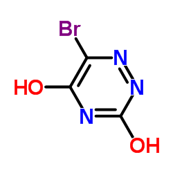 5-溴-6-氮尿嘧啶 结构式