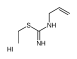 N-烯丙基-S-乙基异硫脲鎓碘化物 结构式