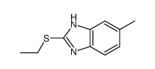 (9ci)-2-(乙基硫代)-5-甲基-1H-苯并咪唑 结构式