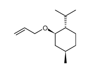 (1S,2R,4R)-2-(烯丙基氧基)-1-异丙基-4-甲基环己烷 结构式