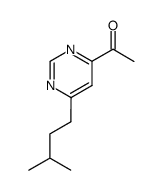 1-(6-异戊基嘧啶-4-基)乙-1-酮 结构式