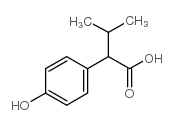 2-(对羟苯基)异戊酸 结构式