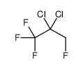 2,2-二氯-1,1,1,3-四氟丙烷 结构式