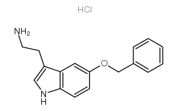 5-苄氧基色胺 结构式