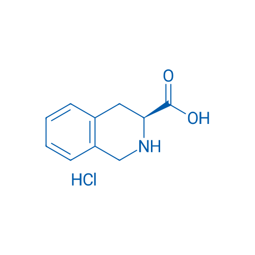 L-1,2,3,4-四氢异喹啉-3-羧酸盐酸盐 结构式