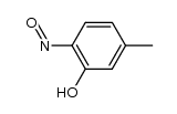 5-甲基-2-亚硝基苯酚 结构式
