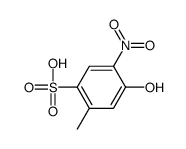 4-羟基-2-甲基-5-硝基苯磺酸 结构式
