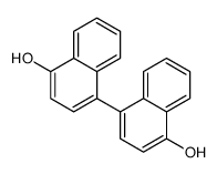 4,4'-联[1-萘酚] 结构式