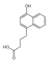 4-(4-羟基萘-1-基)丁酸 结构式