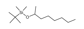 Silane, (1,1-dimethylethyl)dimethyl[[(1S)-1-methylheptyl]oxy]- 结构式