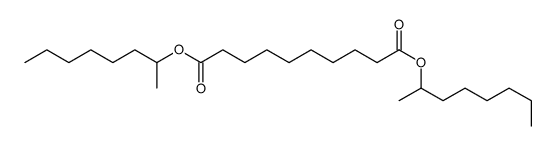 癸二酸二(1-甲基庚基)酯 结构式