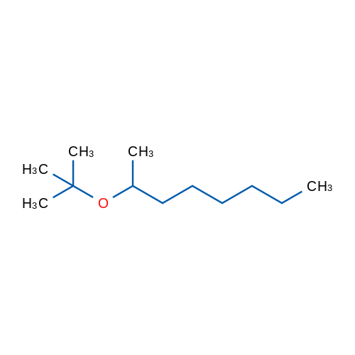 2-叔丁氧基辛烷 结构式