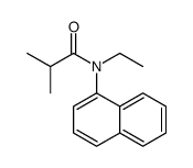 N-乙基-2-甲基-N-萘-1-基丙酰胺 结构式
