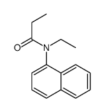 N-乙基-N-萘-1-基丙酰胺 结构式