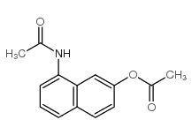 8-乙酰氨基-2-萘基乙酸酯 结构式