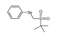 Benzene, [[[(1,1-dimethylethyl)sulfonyl]methyl]seleno]- 结构式
