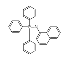 1-Naphthalenamine, N-(triphenylphosphoranylidene)- 结构式