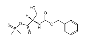 N-苄氧羰基-L-丝氨酸 二甲基硫代磷酸酐 结构式