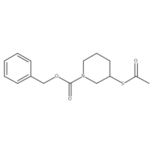 1-哌啶甲酸-3-(乙酰硫基)-苯甲酯 结构式
