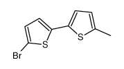 5-溴-5'-甲基-2,2'-联噻吩 结构式