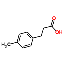 3-(4-甲苯)丙酸 结构式