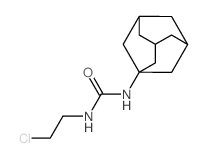1-(1-金刚烷基)-3-(2-氯乙基)脲 结构式