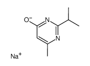 2-异丙基-6-甲基嘧啶-4-醇钠 结构式