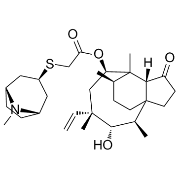 瑞他莫林 结构式