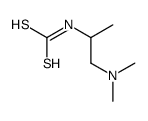 N-[2-(二甲基氨基)-1-甲基乙基]二硫代氨基甲酸 结构式