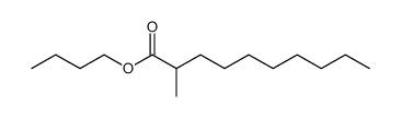 2-甲基癸酸丁酯 结构式