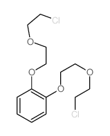 1,2-双[2-(2-氯乙氧基)乙氧基]苯 结构式