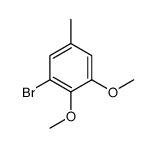 1-溴-2,3-二甲氧基-5-甲基苯 结构式