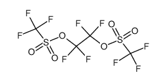 1,1,2,2-四氟-1,2-亚乙基双(三氟甲磺酸酯) 结构式
