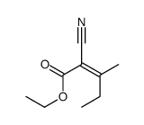 2-氰基-3-甲基-2-戊烯酸乙酯 结构式