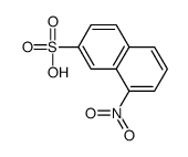 8-硝基萘-2-磺酸 结构式