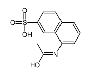 8-乙酰氨基萘-2-磺酸 结构式