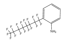 2-十七氟辛基苯胺 结构式