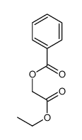 Acetic acid, (benzoyloxy)-, ethyl ester 结构式