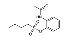 2-乙酰氨基苯基丁烷-1-磺酸酯 结构式