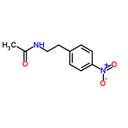 N-(4-硝基苯乙基)乙酰胺 结构式