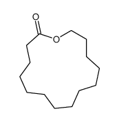 1-氧杂环十五烷-2-酮 结构式