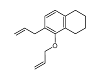 1,2,3,4-四氢-6-(2-丙烯-1-基)-5-(2-丙烯-1-基氧基)萘 结构式