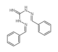 1,2-二(苯基亚甲基氨基)胍 结构式