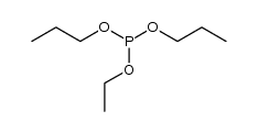 Phosphorous acid, ethyl dipropyl ester 结构式